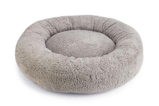 Afbeelding Beeztees memory foam jaxx - hondenmand - pluche - grijs - 70x70x25 cm door Tuinexpress.nl