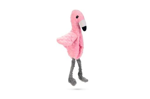 Afbeelding Beeztees flamingo quak - hondenspeelgoed - pluche - roze - 40x20x6 cm door Tuinexpress.nl