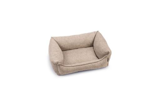 Afbeelding Beeztees memory foam zia - hondenmand - beige - 60x40x20 cm door Tuinexpress.nl