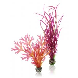 Afbeelding BiOrb planten medium rood & roze aquarium decoratie door Tuinexpress.nl
