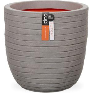 Capi Nature pot bol row NL 35x34 - licht grijs