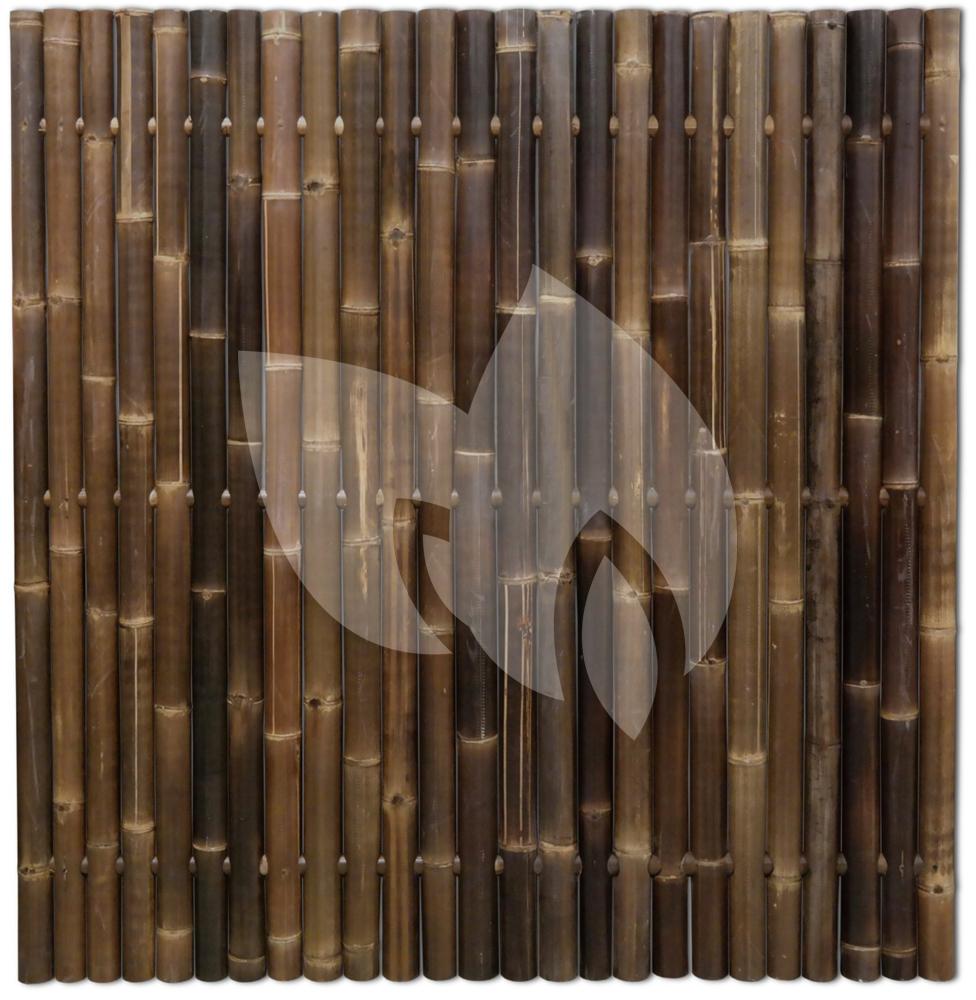 Hoeveelheid geld Logisch Incarijk Express Bamboe schutting zwart 180 x 180 cm x 60-80 mm | Tuinexpress.nl