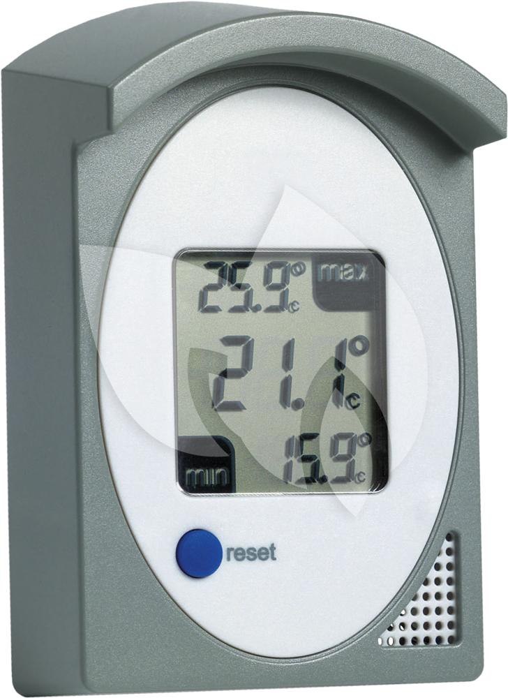 produceren Aanklager Onderbreking Express Digitale buitenthermometer met afdakje 11.5 cm | Tuinexpress.nl