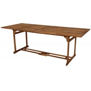 Houten tuintafel acacia hout 220 x 90 cm