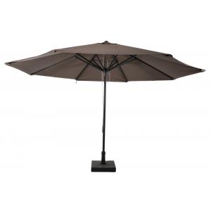 Outdoor Living parasol Virgo Ø400 cm taupe