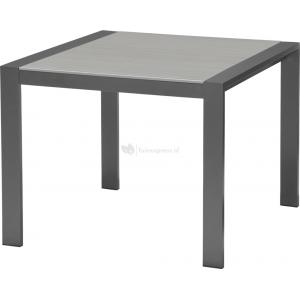 Duranite tuintafel vierkant antraciet