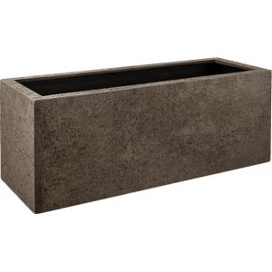 Luca Lifestyle box rechthoekige plantenbak 100x50x50 cm bruin