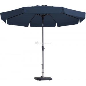 Afbeelding Madison parasol Flores rond 300 cm blauw door Tuinexpress.nl