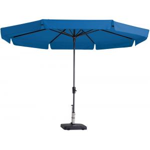 Afbeelding Madison parasol Syros rond 350 cm turquoise door Tuinexpress.nl