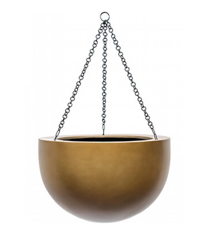 Gradient hanging bowl matt honey L