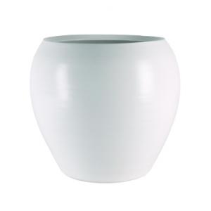 Afbeelding Pot cresta pure white bloempot binnen 33 cm door Tuinexpress.nl