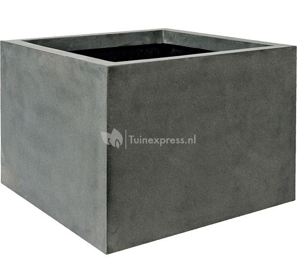 ga verder cocaïne verlies Pottery Pots Jumbo 70x70x53 cm grijs vierkante plantenbak | Tuinexpress.nl