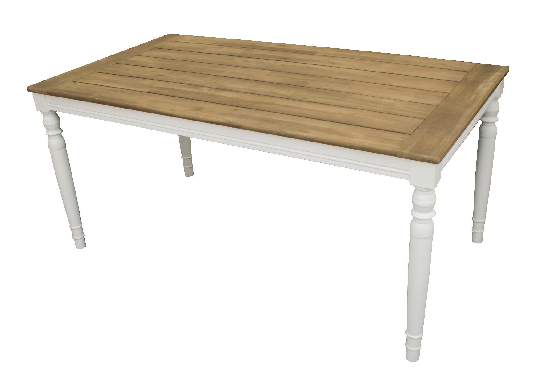 Glasgow table with turned legs 165x90x77 cm