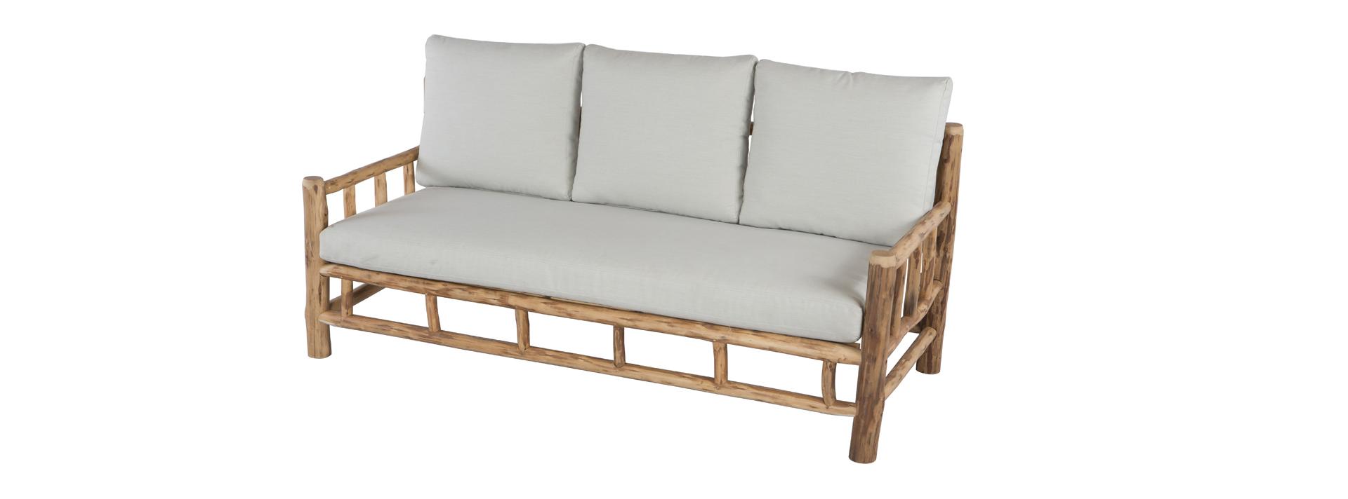 Saigon wooden lounge bench 784