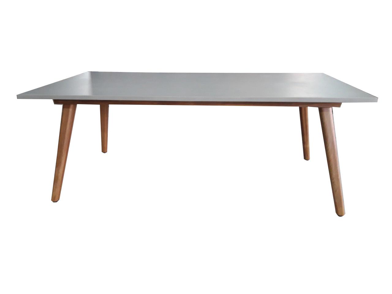 Andorra dining table with polystone top 200x100x75