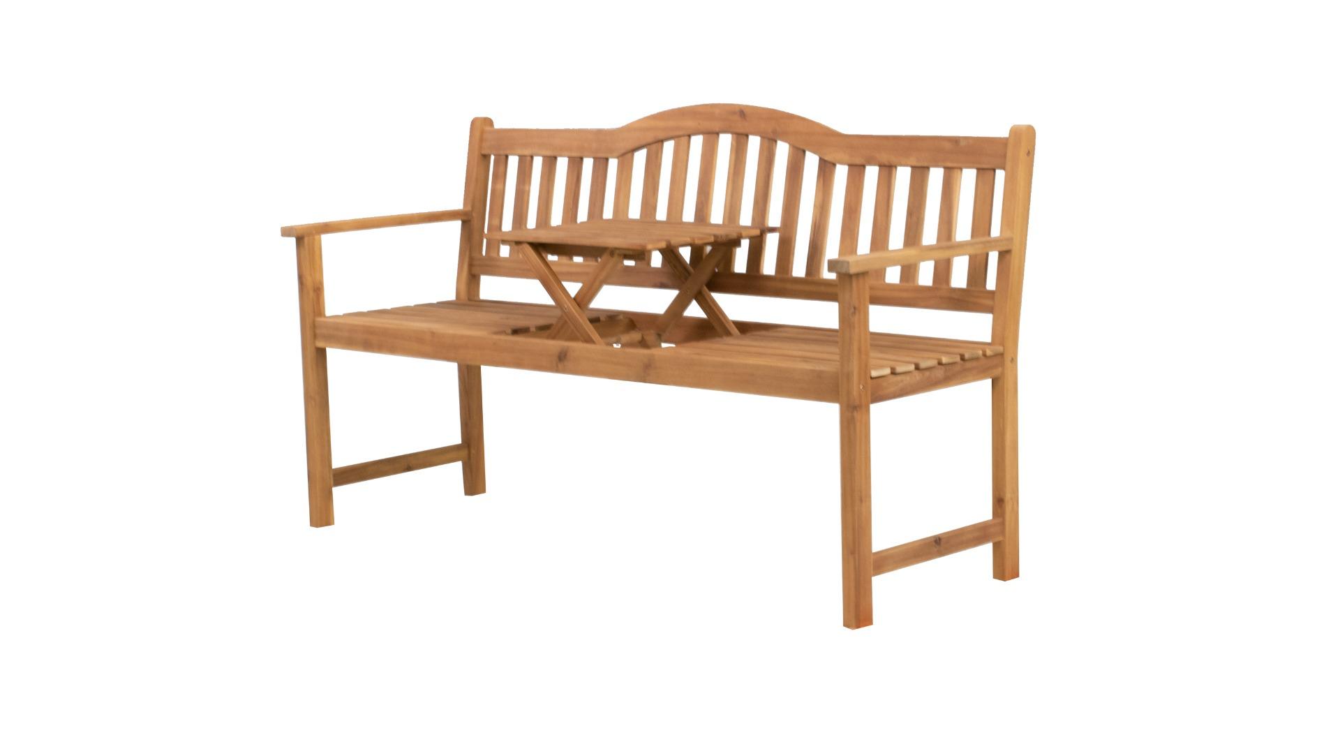 Sarah bench with coffee table 152x59x86 cm