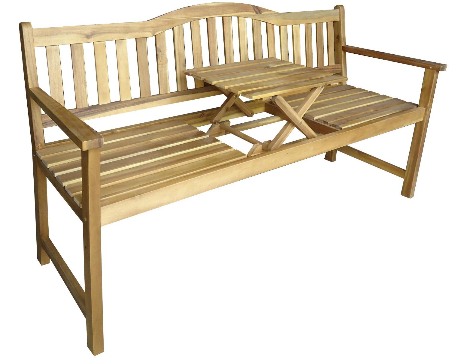 Sarah bench with coffee table 59x156x86cm