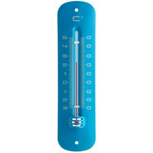 theorie Doorzichtig bevolking Express Metalen thermometer 19 cm blauw voor gebruik binnen en buiten |  Tuinexpress.nl