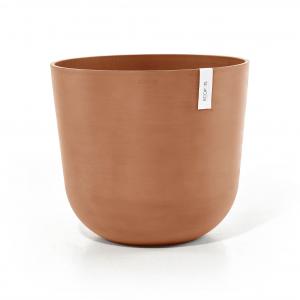 Ecopots Oslo kunststof bloempot Terracotta Ø 52,5 cm