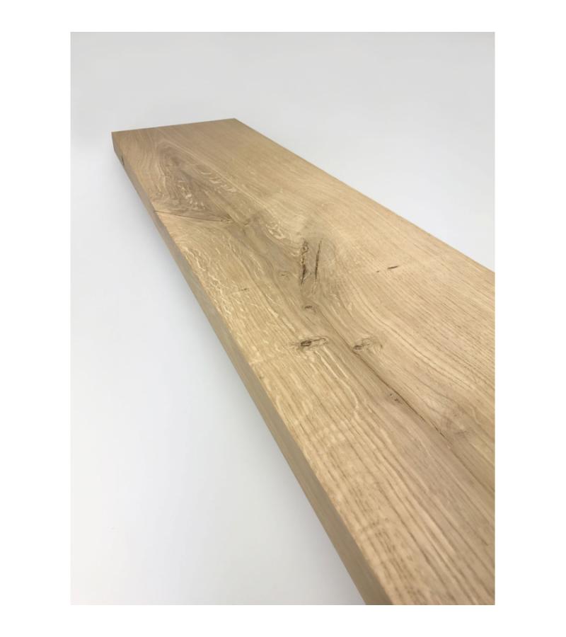 Rustiek eiken 25mm plank massief recht 120 x 24 cm