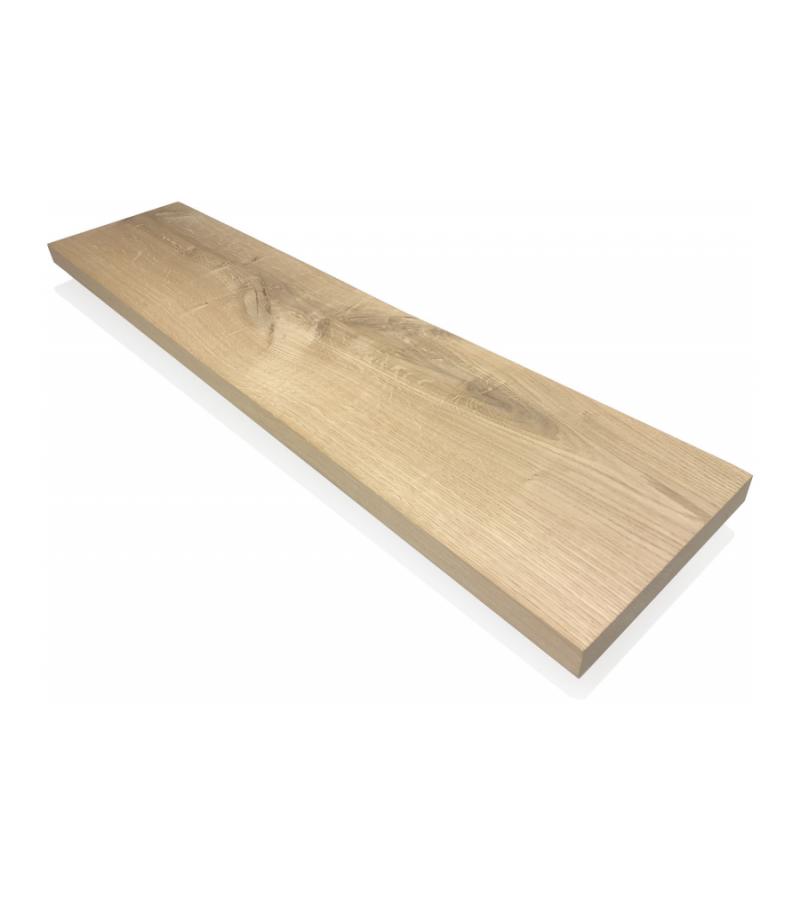 Rustiek eiken 25mm plank massief recht 120 x 24 cm