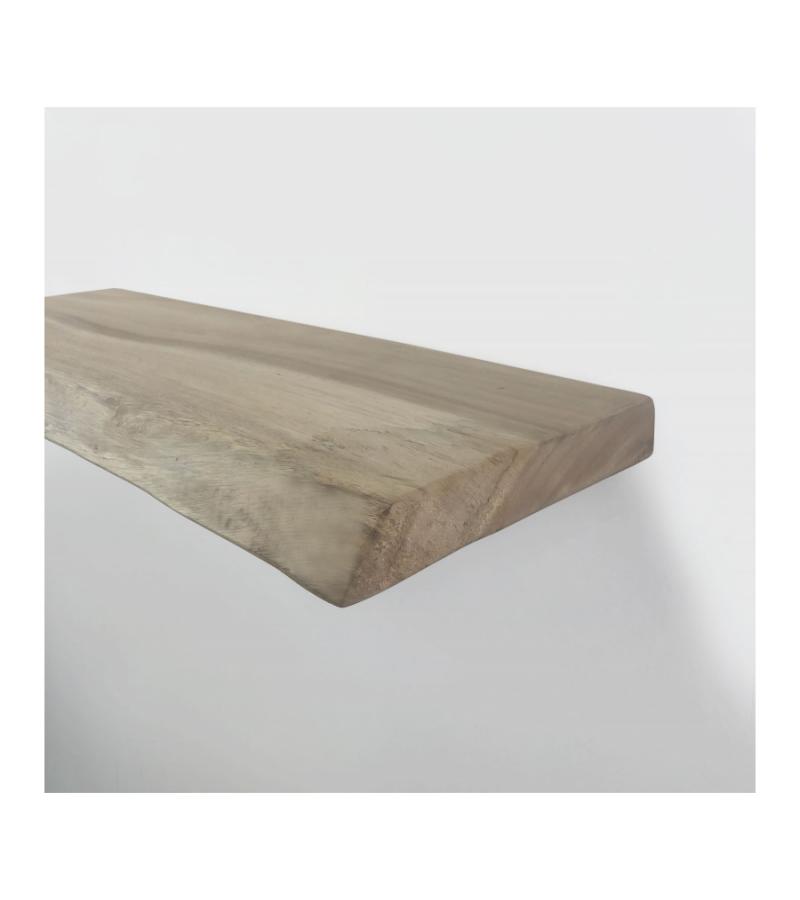 Zwevende suar wandplank 120 x 25 cm