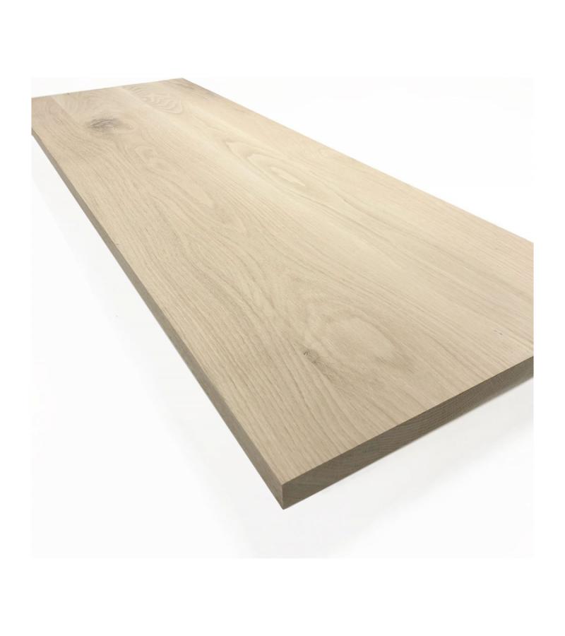 Massief eiken houten paneel 200 x 60 x 1,8 cm