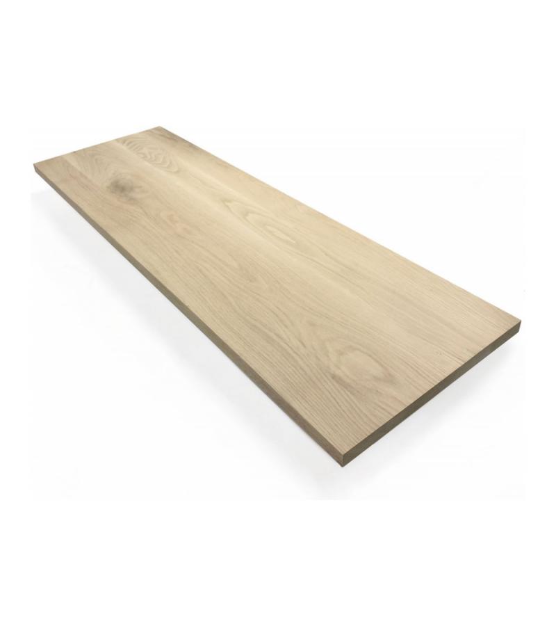 Massief eiken houten paneel 200 x 60 x 1,8 cm