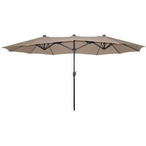 Stokparasol Marbella 450x270 cm taupe