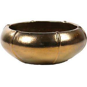 Afbeelding Moda bowl bloempot 55x55x22 cm goud door Tuinexpress.nl