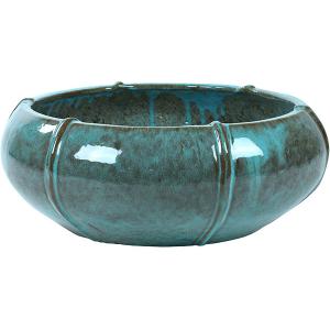 Afbeelding Moda bowl bloempot 76x76x29 cm blauw door Tuinexpress.nl