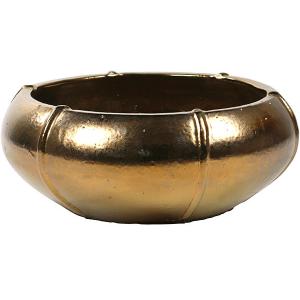 Moda bowl bloempot 76x76x29 cm goud