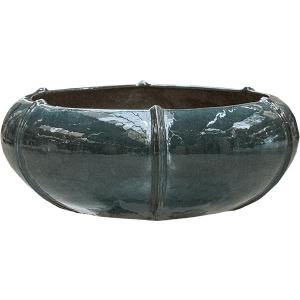 Moda bowl bloempot 76x76x29 cm oceaanblauw