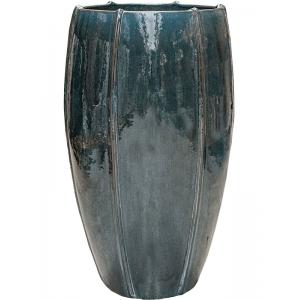 Moda bowl high bloempot 53x53x92 cm oceaanblauw