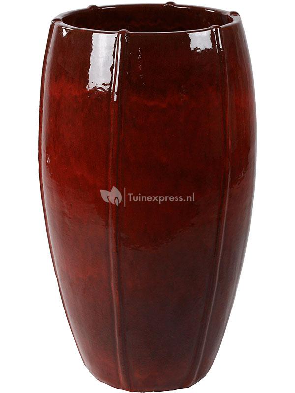 Hertog gallon Beschikbaar Ter Steege Moda pot high bloempot 53x53x92 cm rood | Tuinexpress.nl