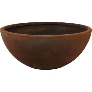 Ter Steege Static bloempot Bowl 64x27 cm roest