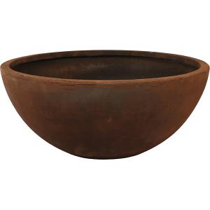 Afbeelding Ter Steege Static bloempot Bowl 76x31 cm roest door Tuinexpress.nl