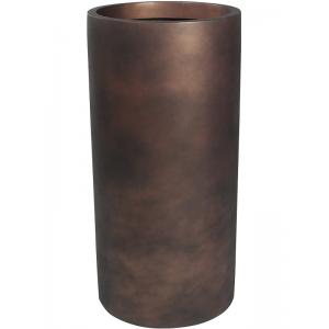 Afbeelding Ter Steege Charm bloempot Cylinder 33 x 68 cm brons door Tuinexpress.nl