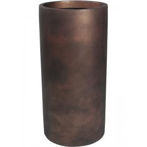 Afbeelding Ter Steege Charm bloempot Cylinder 37 x 90 cm brons door Tuinexpress.nl