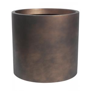 Afbeelding Ter Steege Charm bloempot Cylinder 43 x 40 cm brons door Tuinexpress.nl