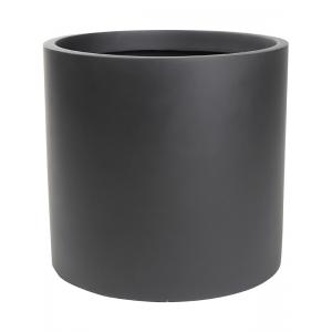 Afbeelding Ter Steege Charm bloempot Cylinder 43 x 40 cm zwart door Tuinexpress.nl