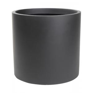 Afbeelding Ter Steege Charm bloempot Cylinder 52 x 48 cm zwart door Tuinexpress.nl