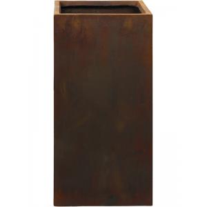 Afbeelding Ter Steege Static hoge plantenbak Square 37x37x75 cm roest door Tuinexpress.nl