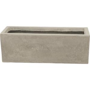 Ter Steege Static rechthoekige plantenbak 65x22x22 cm grijs