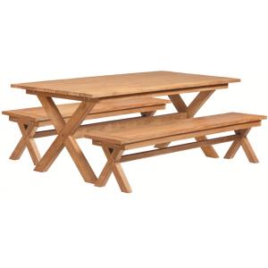 Picknicktafel luxe Roquefort teak