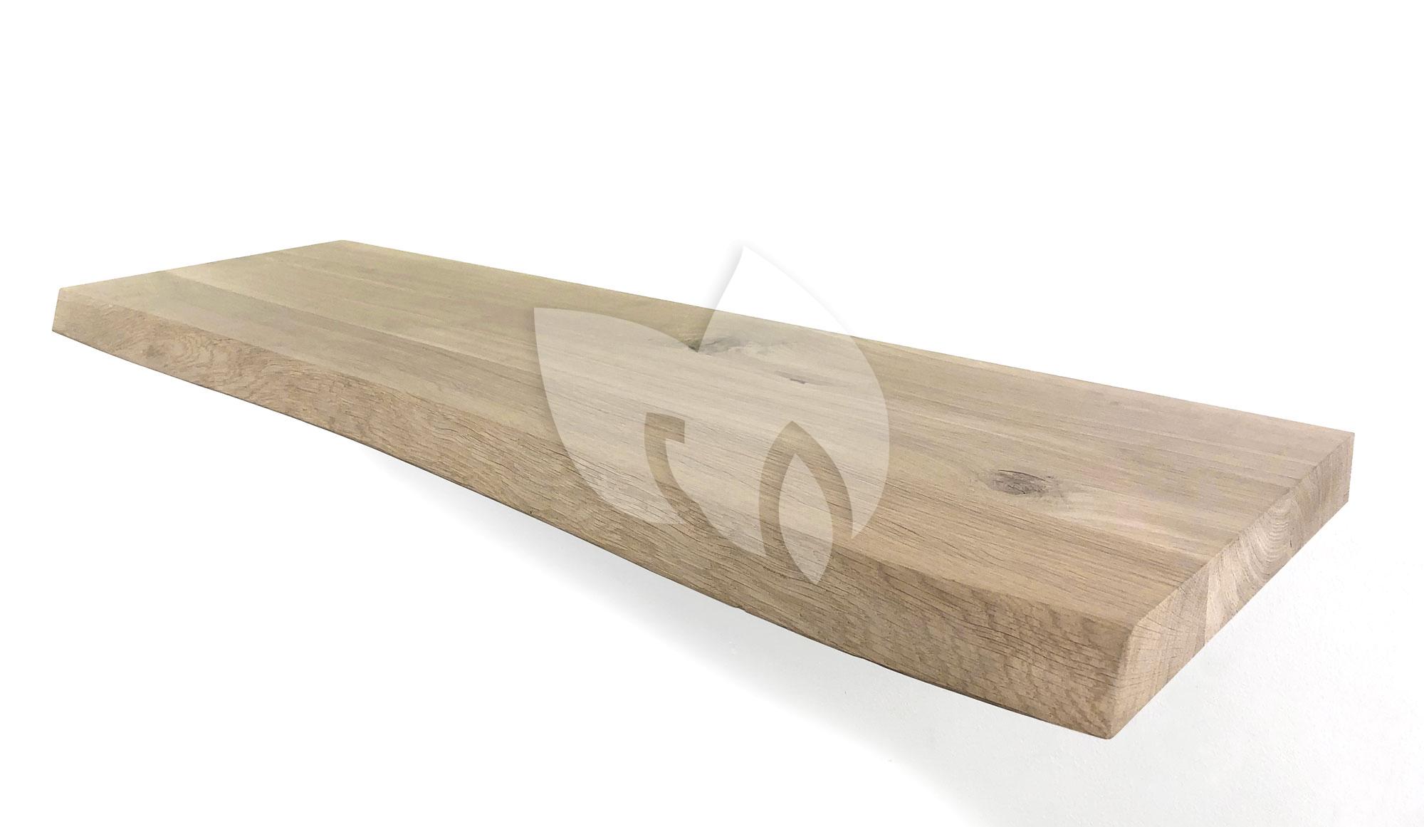 Wood Brothers Zwevende Wandplank Eiken Boomstam X Cm Tuinexpress Nl